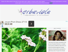 Tablet Screenshot of erbaviola.com